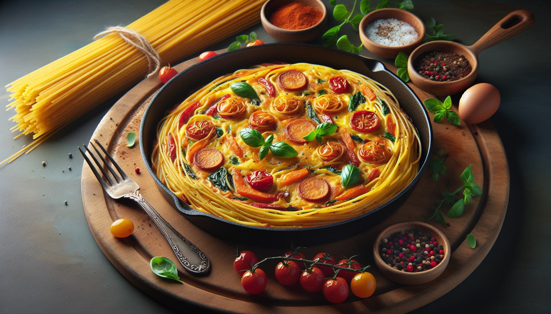 frittata di spaghetti